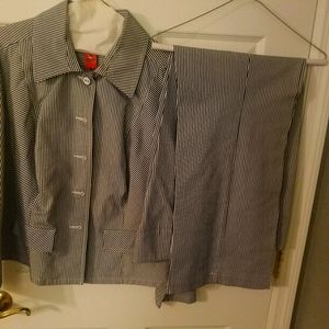 Black and White Pantsuit